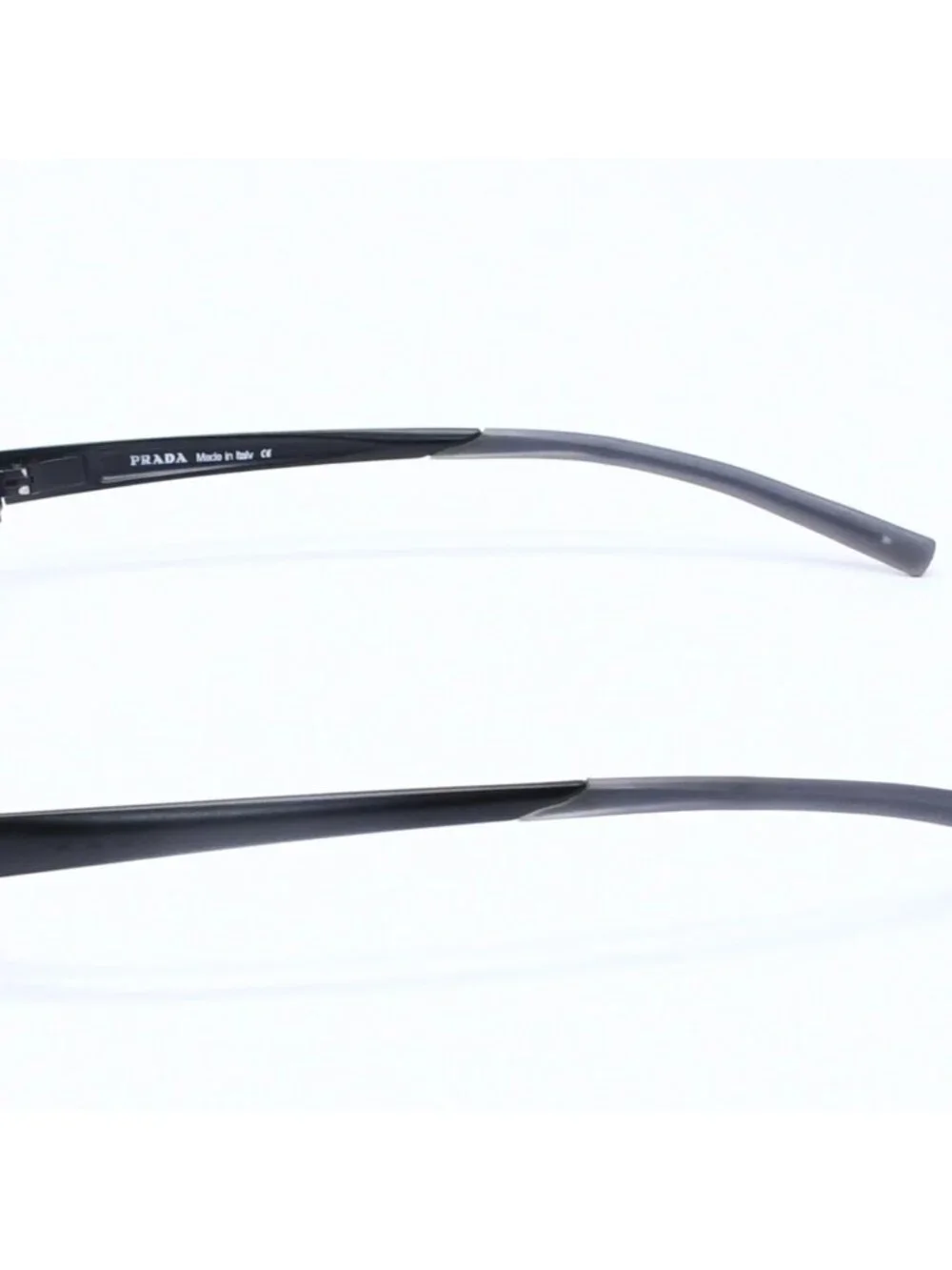 Prada Square Sunglasses Eyewear Metal Acetate Black